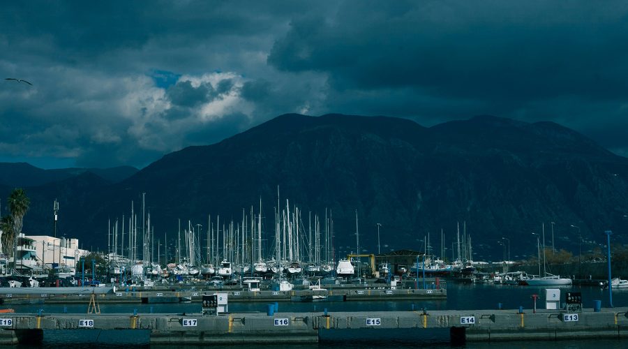 The harbor of Kalamata