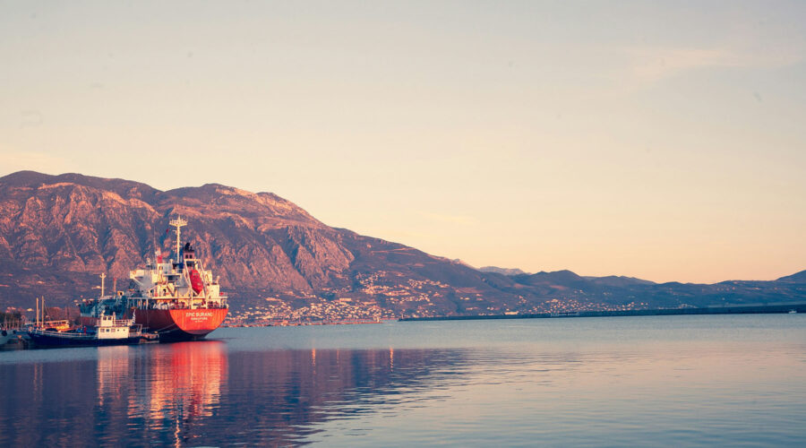 The harbor of Kalamata